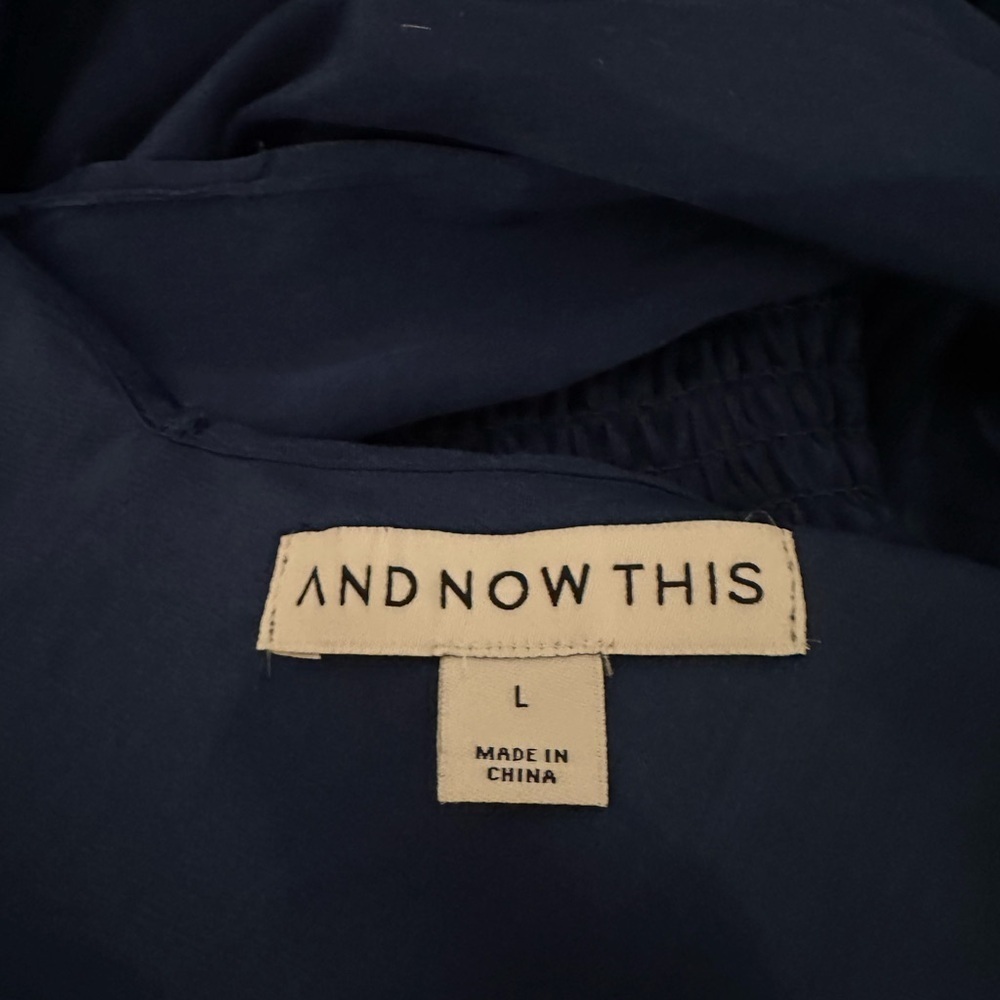 Jumpsuit in Navy Blue with Spaghetti Straps and gathered bottoms - Picture 14 of 16